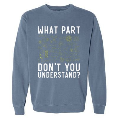 Chemical Engineer Chemist Chemistry Periodic Table Garment-Dyed Sweatshirt