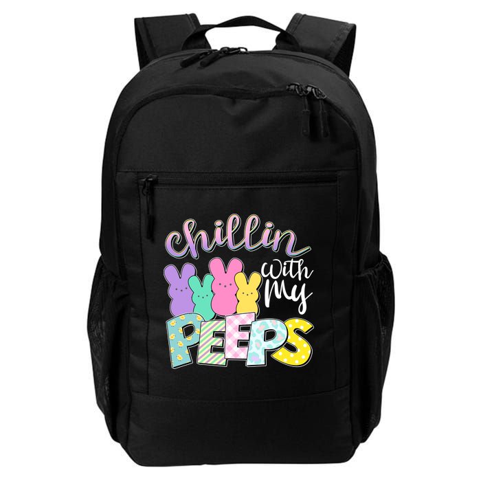 Cute Easter Chillin With My Peeps Candy Bunnies Backpack