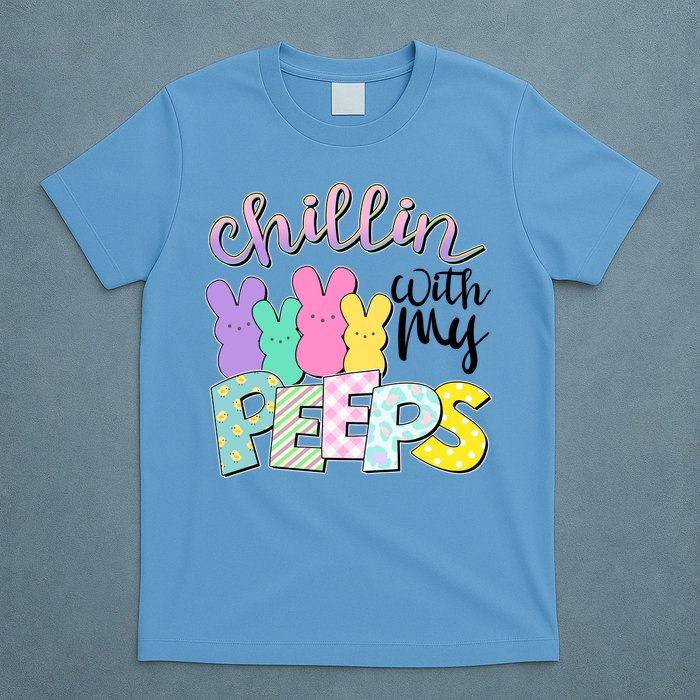 Cute Easter Chillin With My Peeps Candy Bunnies T-Shirt