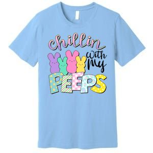 Cute Easter Chillin With My Peeps Candy Bunnies Premium T-Shirt