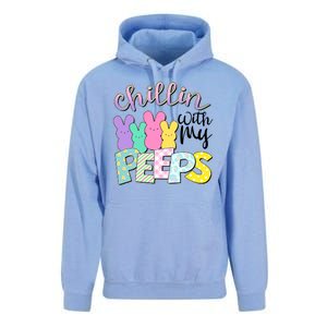 Cute Easter Chillin With My Peeps Candy Bunnies Unisex Surf Hoodie