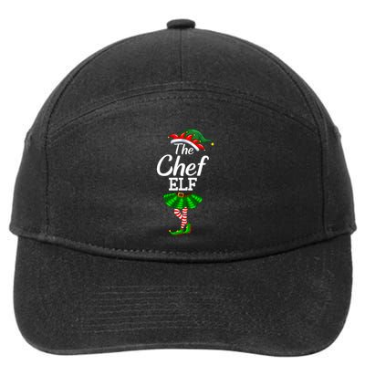 Chef Elf Christmas Costume Matching Family Elf Squad 7-Panel Snapback Hat