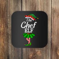 Chef Elf Christmas Costume Matching Family Elf Squad Coaster