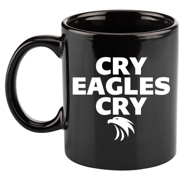 Cry Eagles Cry Funny Anti Eagles 11oz C Handle Ceramic Mug