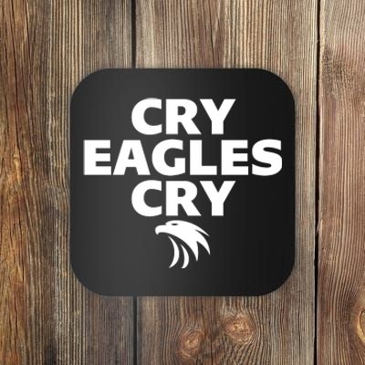 Cry Eagles Cry Funny Anti Eagles Coaster