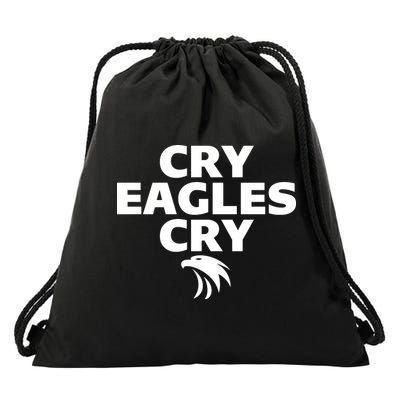 Cry Eagles Cry Funny Anti Eagles Drawstring Bag