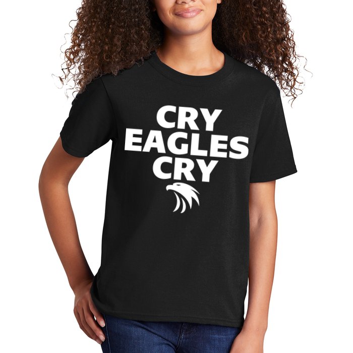 Cry Eagles Cry Funny Anti Eagles Kids T-Shirt