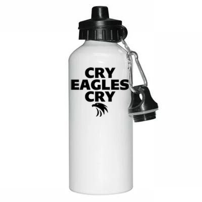 Cry Eagles Cry Funny Anti Eagles Aluminum Water Bottle 