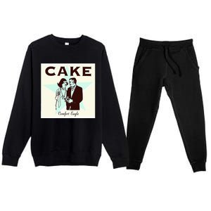 Comfort Eaglee Cake Premium Crewneck Sweatsuit Set