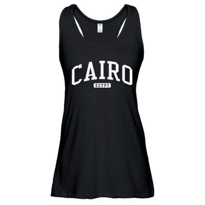 Cairo Egypt College University Style Ladies Essential Flowy Tank