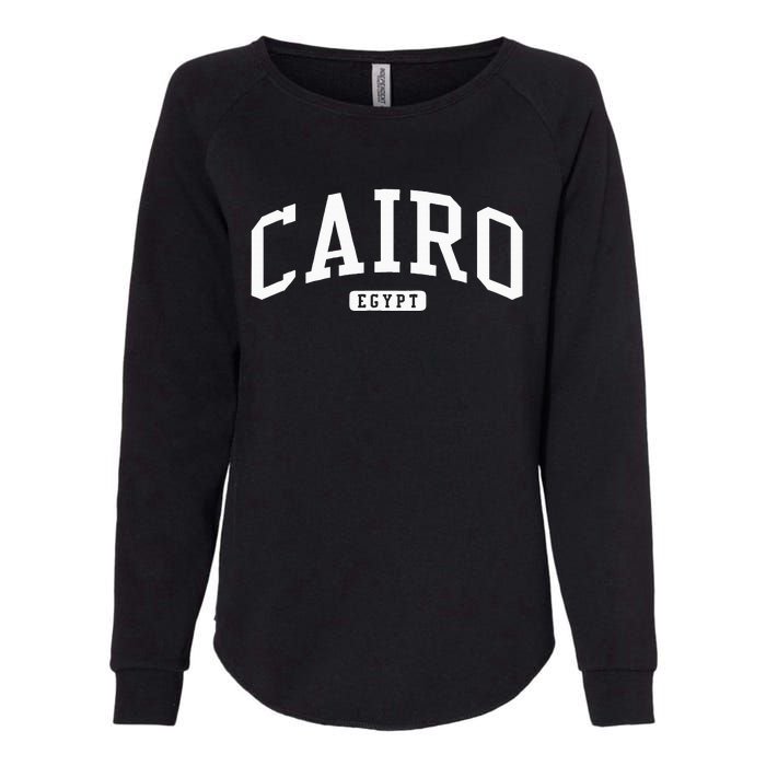 Cairo Egypt College University Style Womens California Wash Sweatshirt