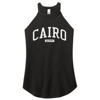 Cairo Egypt College University Style Women’s Perfect Tri Rocker Tank