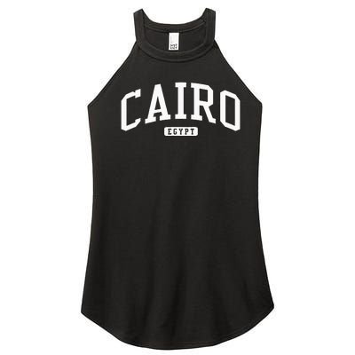 Cairo Egypt College University Style Women’s Perfect Tri Rocker Tank