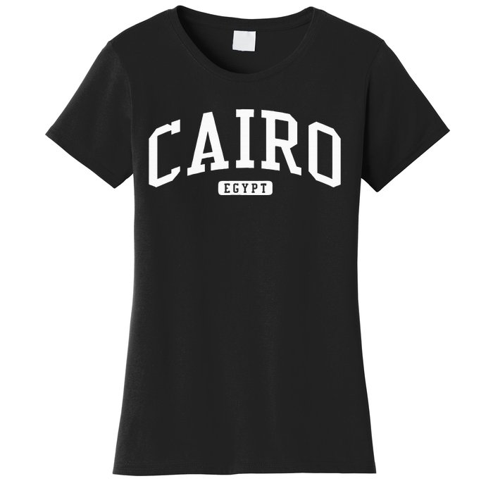 Cairo Egypt College University Style Women's T-Shirt