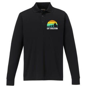 Cat Evolution Performance Long Sleeve Polo