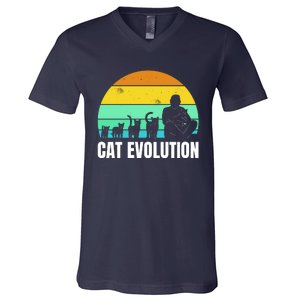 Cat Evolution V-Neck T-Shirt