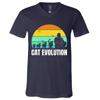 Cat Evolution V-Neck T-Shirt