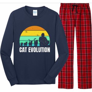 Cat Evolution Long Sleeve Pajama Set