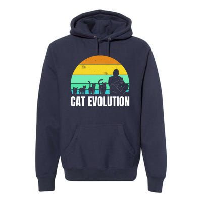 Cat Evolution Premium Hoodie