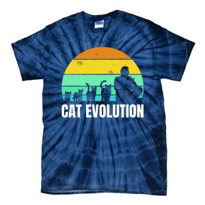 Cat Evolution Tie-Dye T-Shirt