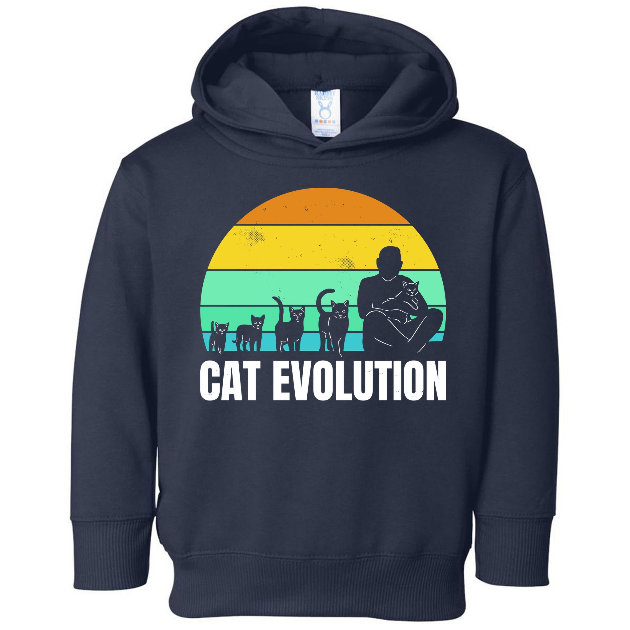 Cat Evolution Toddler Hoodie