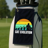 Cat Evolution Golf Towel