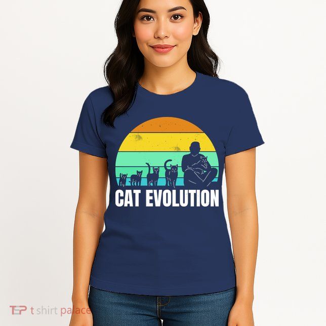 Cat Evolution Womens T-Shirt