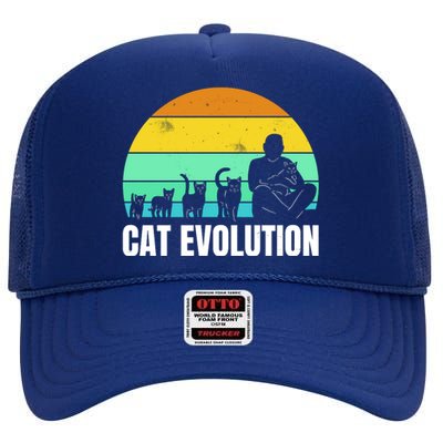 Cat Evolution High Crown Mesh Back Trucker Hat