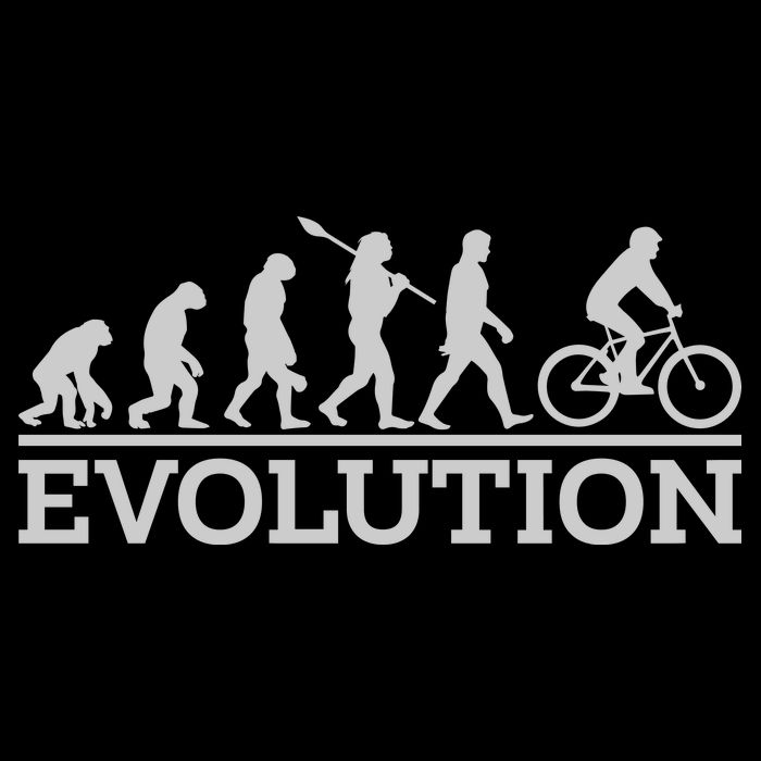 Cyclist Evolution Cycling Gift Drawstring Bag