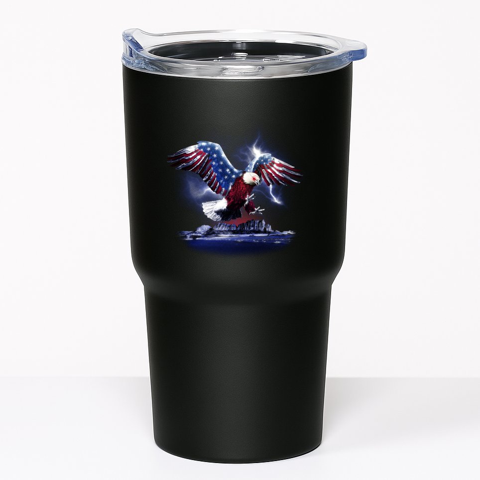 Cyborg Eagle Tumbler