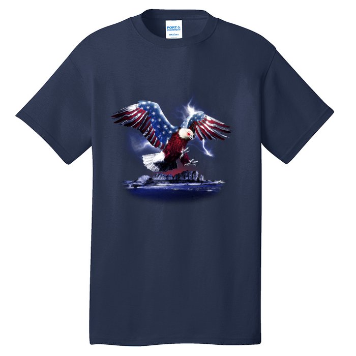 Cyborg Eagle Tall T-Shirt