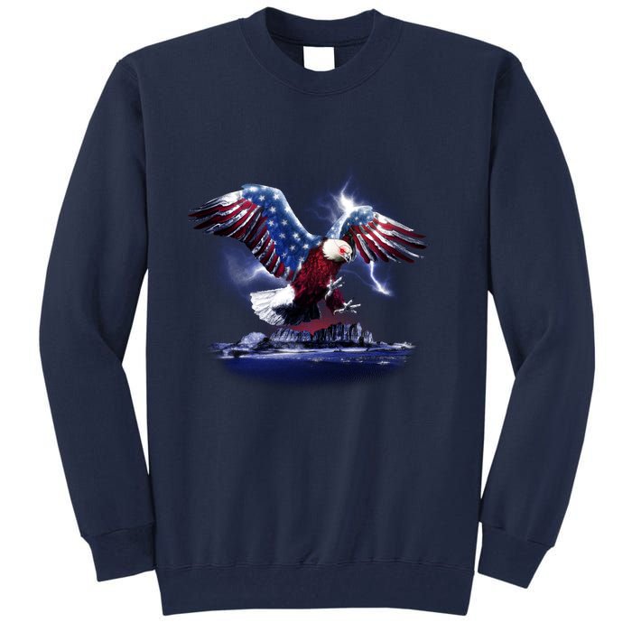 Cyborg Eagle Tall Sweatshirt