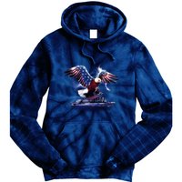 Cyborg Eagle Tie Dye Hoodie