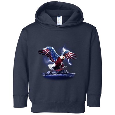 Cyborg Eagle Toddler Hoodie
