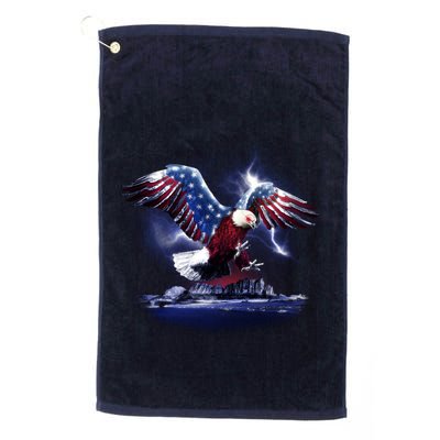 Cyborg Eagle Golf Towel