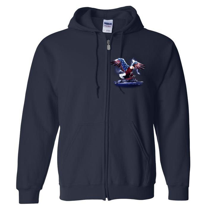 Cyborg Eagle Full Zip Hoodie