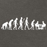 Chess Evolution Chess Board Chess Gift Cotton Canvas Backpack