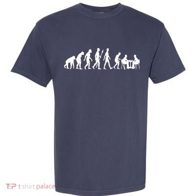 Chess Evolution Chess Board Chess Gift Garment-Dyed Heavyweight T-Shirt