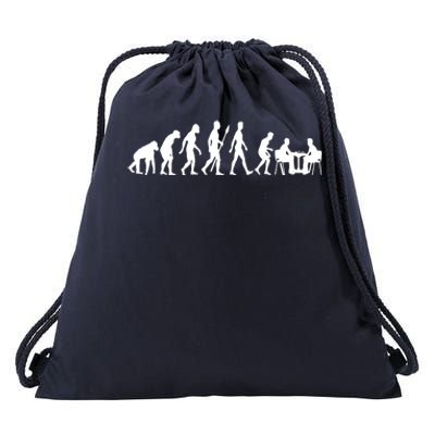 Chess Evolution Chess Board Chess Gift Drawstring Bag