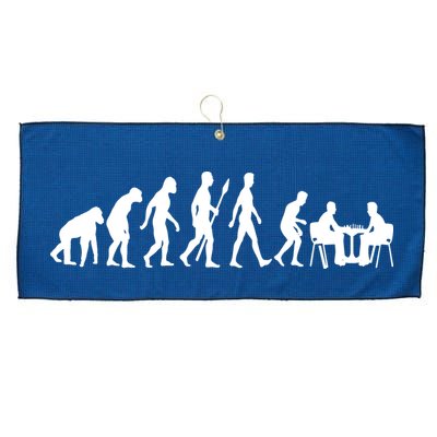 Chess Evolution Chess Board Chess Gift Large Microfiber Waffle Golf Towel