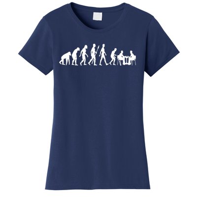 Chess Evolution Chess Board Chess Gift Women's T-Shirt