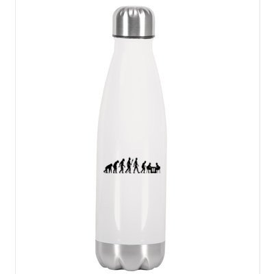 Chess Evolution Chess Board Chess Gift Stainless Steel Insulated Water Bottle