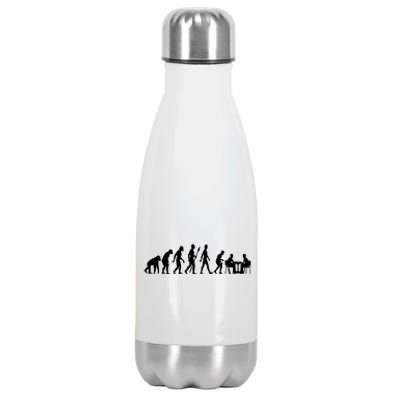 Chess Evolution Chess Board Chess Gift Stainless Steel Insulated Water Bottle