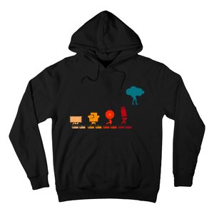 Cloud Evolution Computer Science Programmer Nerd Hoodie