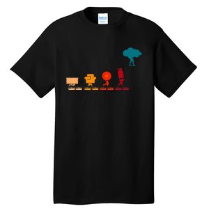 Cloud Evolution Computer Science Programmer Nerd Tall T-Shirt