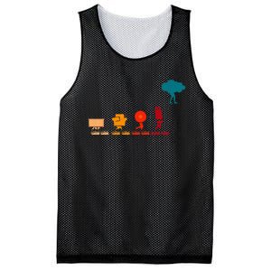 Cloud Evolution Computer Science Programmer Nerd Mesh Reversible Basketball Jersey Tank