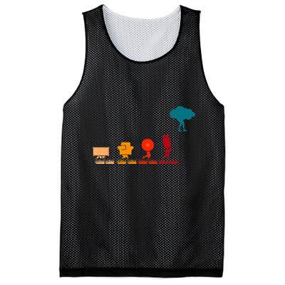 Cloud Evolution Computer Science Programmer Nerd Mesh Reversible Basketball Jersey Tank