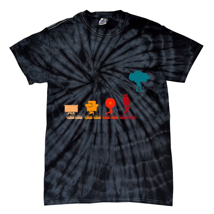 Cloud Evolution Computer Science Programmer Nerd Tie-Dye T-Shirt