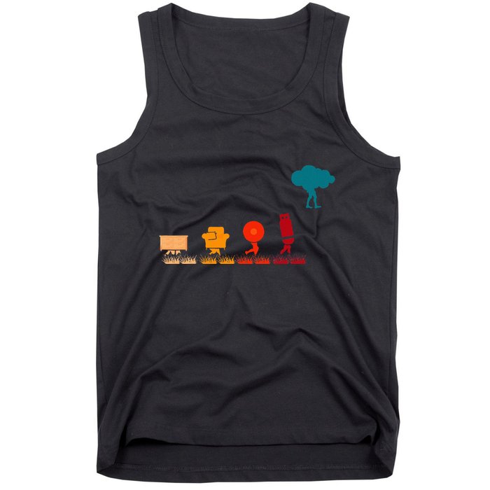 Cloud Evolution Computer Science Programmer Nerd Tank Top