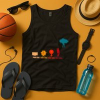 Cloud Evolution Computer Science Programmer Nerd Tank Top